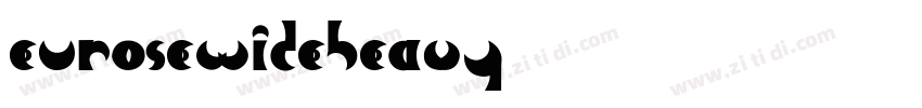 EurosewideHeavy 普通字体转换